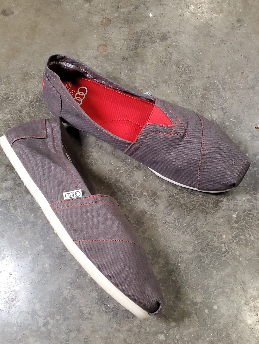 TOMS & Audi Limited Edition Gray Red Men’s 10